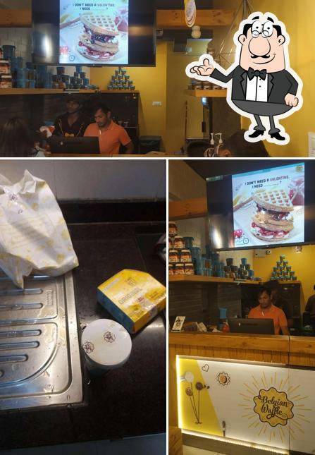 The interior of The Belgian Waffle Co