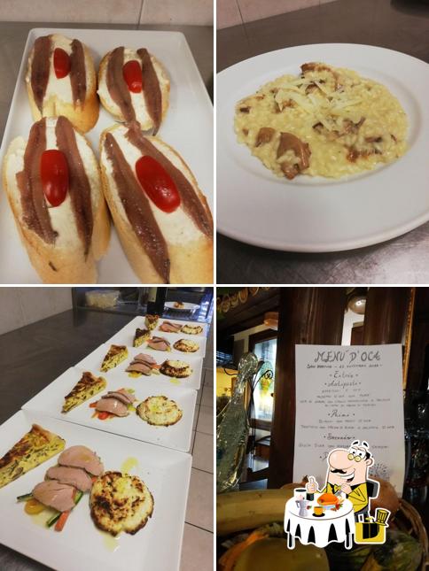 Platti al Trattoria Da Ballarin