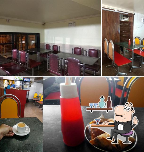 The interior of Mahanaaz Restaurant