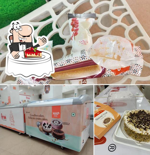 HAP daily offers a range of sweet dishes
