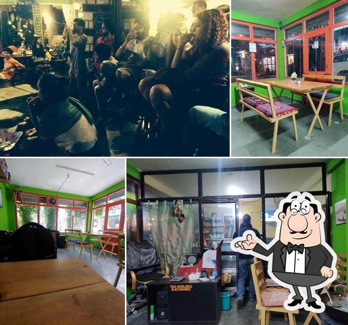 The interior of Hangout 2020 Cafe