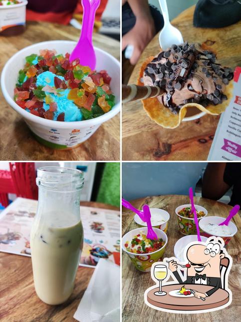 Food at Iceberg Organic Icecreams