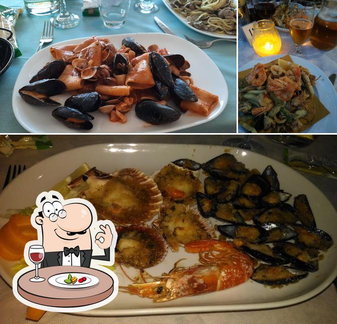 La cibo e birra del ristorante