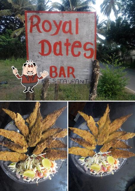 The photo of food and exterior at Royal Dates Bar & Restaurant