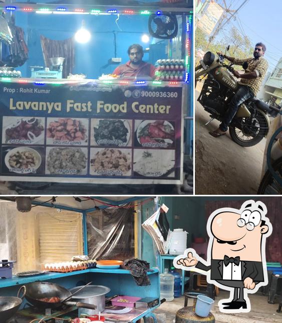 The interior of Lavanya fast food and biryani centre