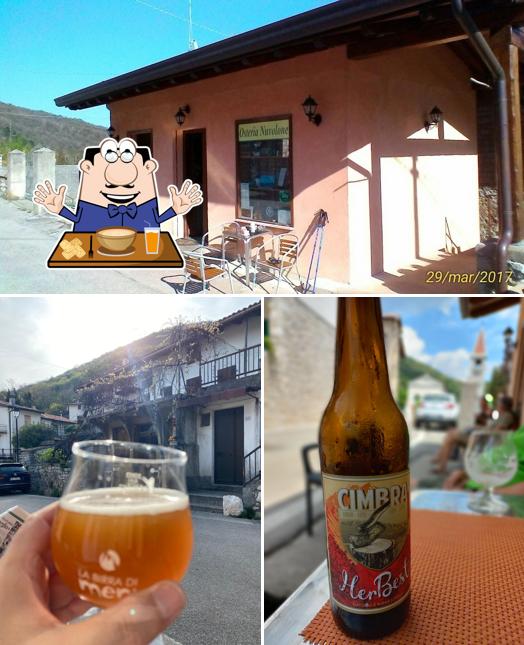 Questa è la immagine che mostra la cibo e interni di Osteria Nuvolone