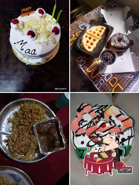 Waffles at Manju Baker's