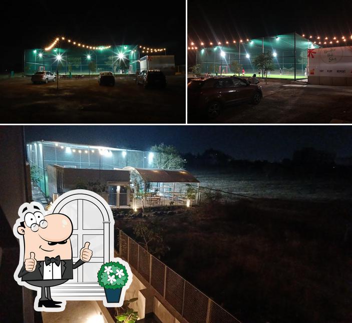 Enjoy the view at the outside area of Under The Sky