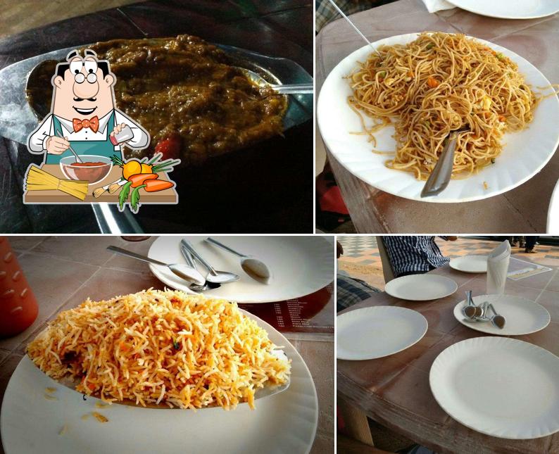 Spaghetti bolognese at Windys Restaurant