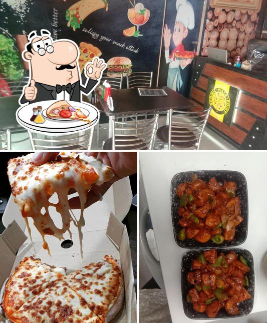 At Dominic pizza point, you can enjoy pizza