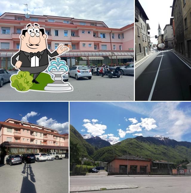 Goditi la vista dall'area esterna di Hotel Ristorante Stelvio