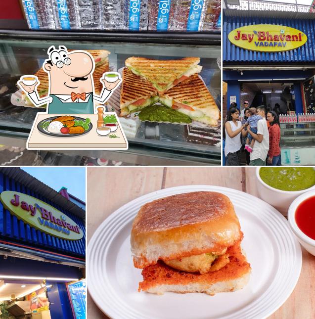 Food at Jay Bhavani Vada Pav