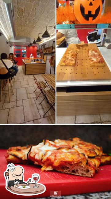La cibo e interni del ristorante