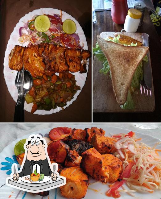 Food at Black Cat Restaurant