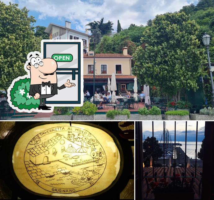 Goditi la vista dagli esterni di Tavernetta al Molo