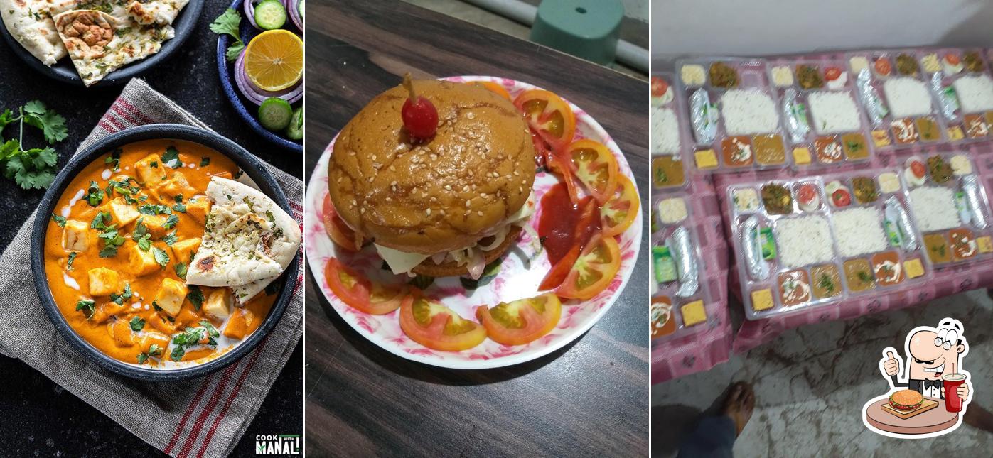 Get a burger at The tasty spoon &gungun tiffin Get a burger at The tasty spoon &gungun tiffin