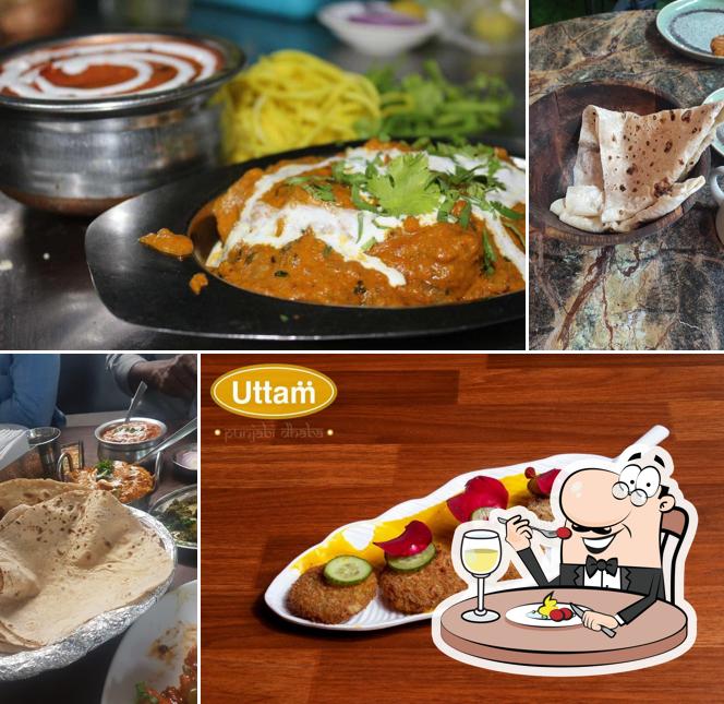 Food at Uttam Punjabi Dhaba