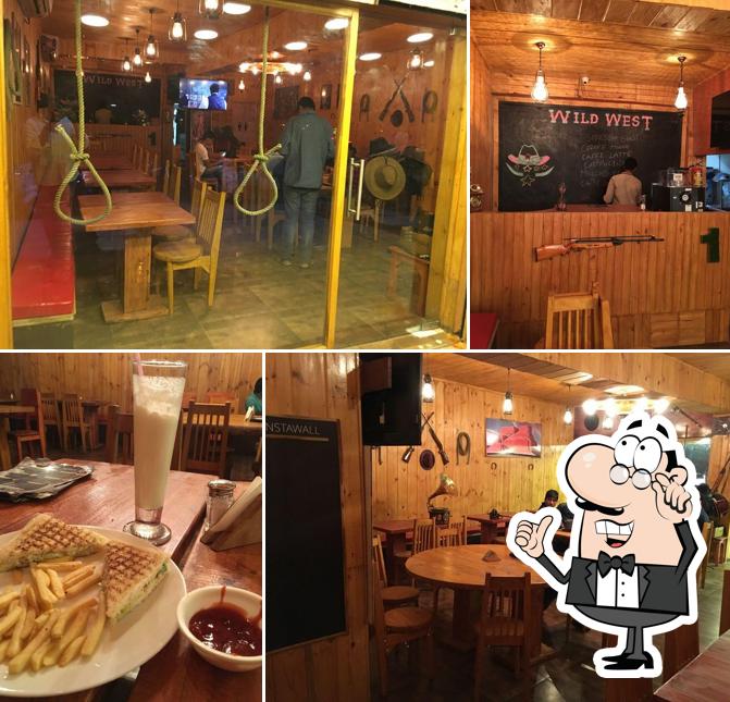 The interior of Wild West Restaurant & Cafe