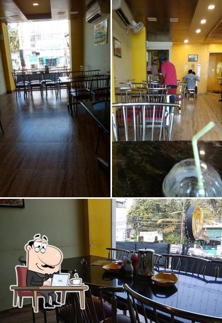 The interior of Matbakh Al Laila Multi Cuisine Restaurant- Plamoodu