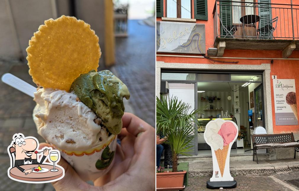 Cibo al Gelateria La Deliziosa