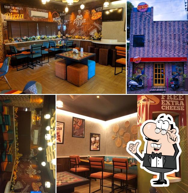 The interior of New York Pizza