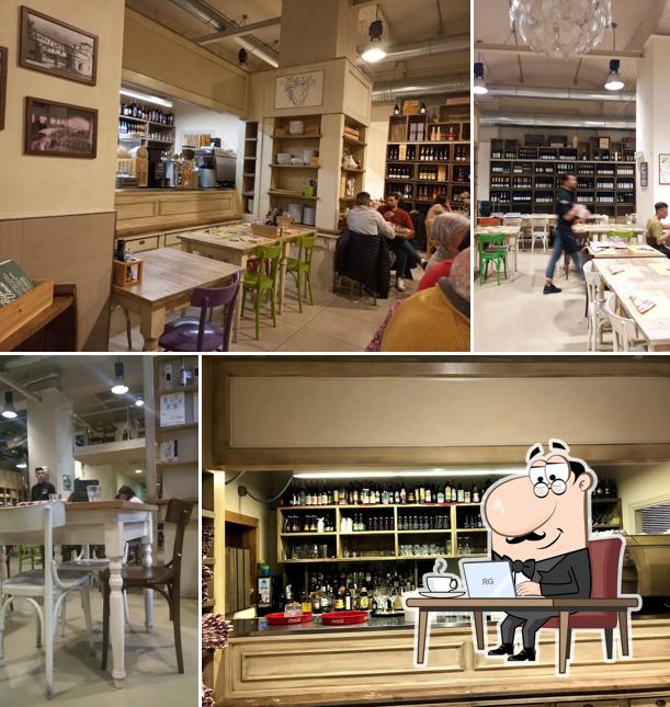 Gli interni di Al Bistrot dei Vinai