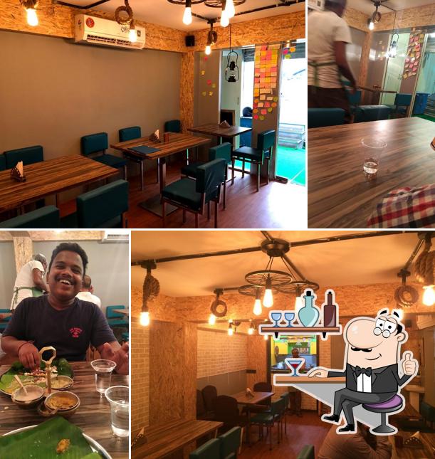 The interior of Alpaharam's Kitchen Secret's