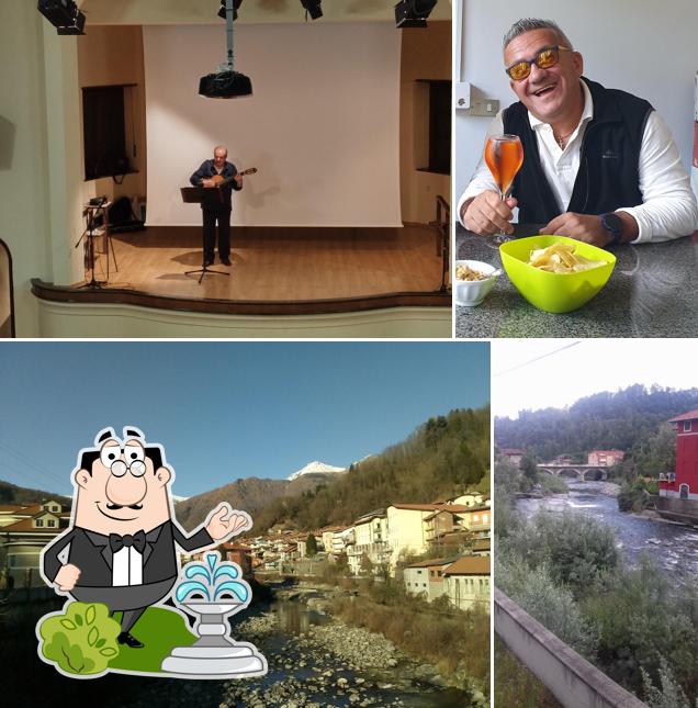 Questa è la foto che presenta la esterno e cibo di Bar Tabacchi Il Calice