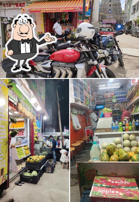 The interior of Ganesan Fruit Salad