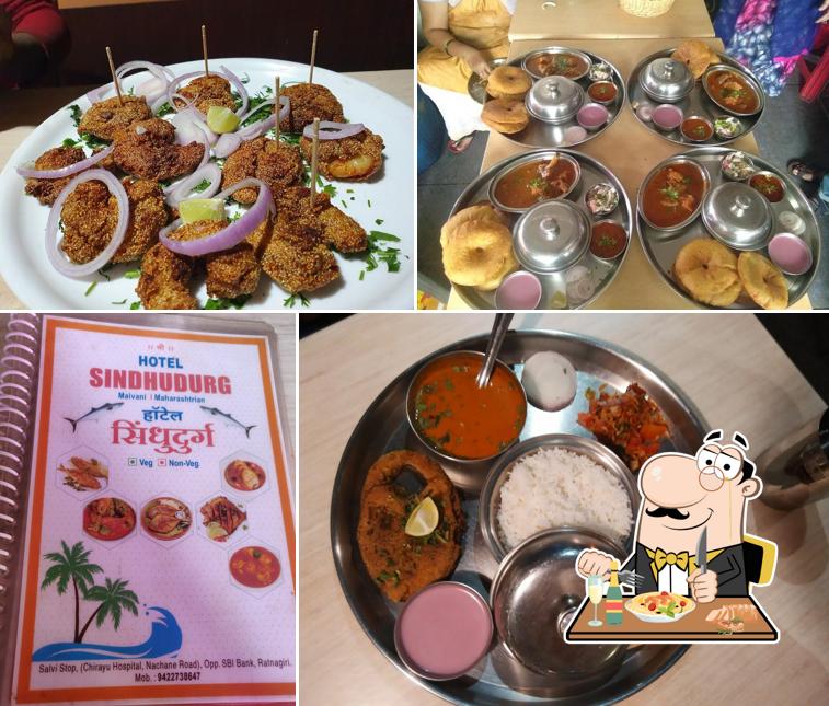 Food at Hotel Sindhudurg