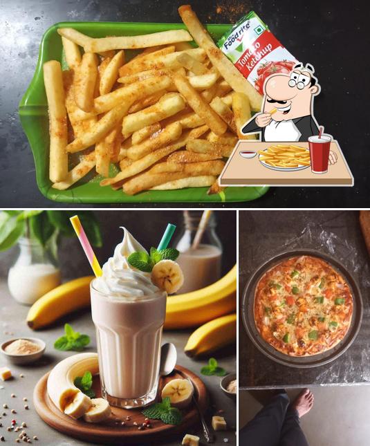 French fries at Milkshake mania