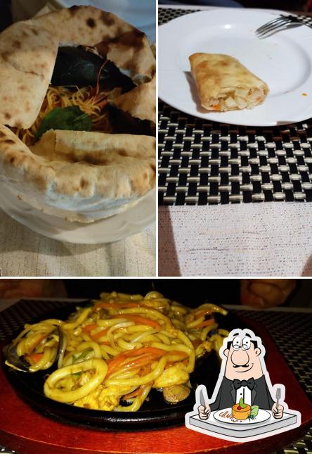 Cibo al Ristorante Orchidea Bianca