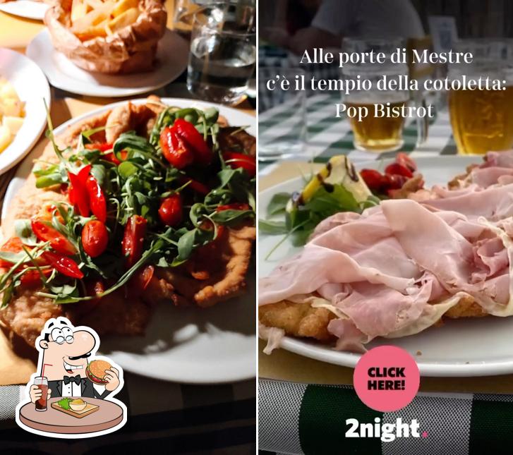 Prova un hamburger a Pop Bistrot