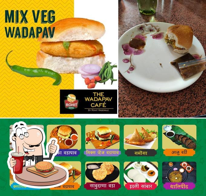 Order a burger at Rohit Wadewale, Bindu Chowk