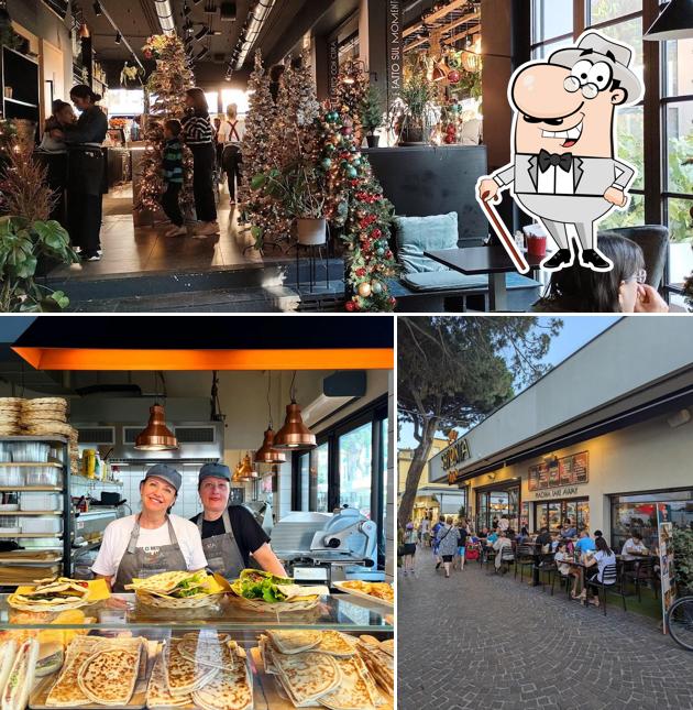 Guarda la immagine che raffigura la esterno e interni di Sbionta