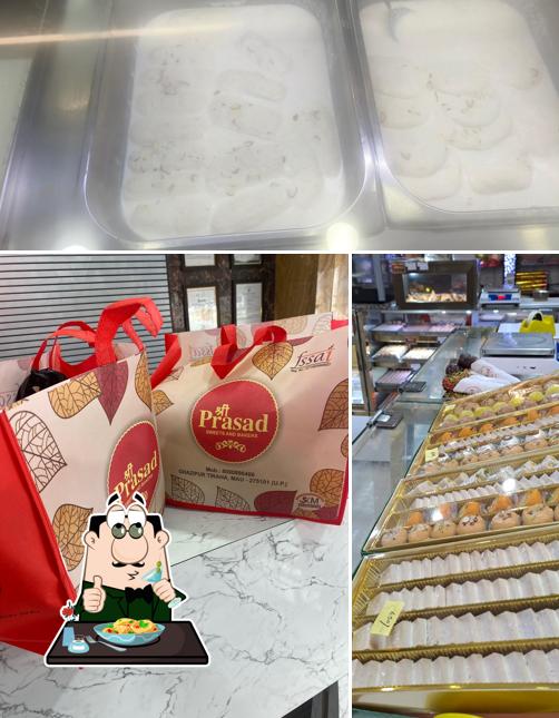This is the picture showing food and interior at Shree Prasad sweets and bakers