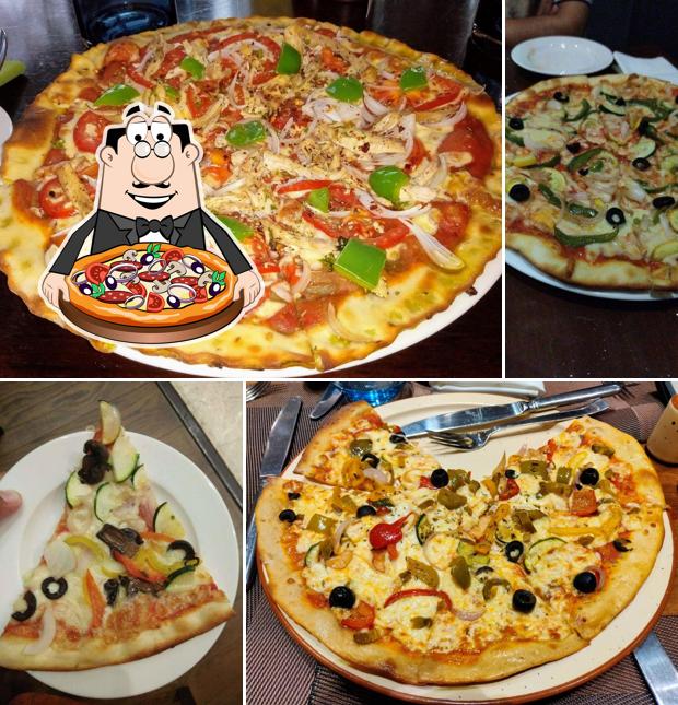 Order different kinds of pizza