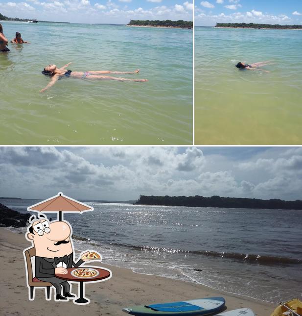 Você pode espairecer no exterior Barraca Beira Mar Do Professor