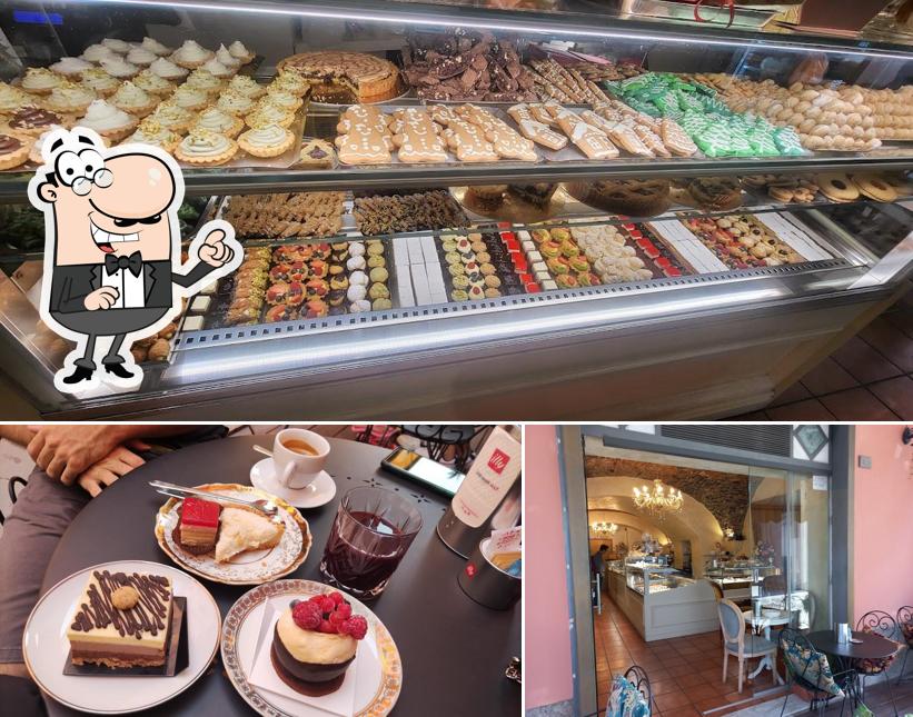La foto di interni e torta da Baci di dama