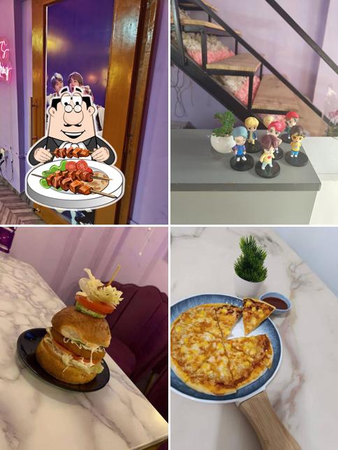 Food at Bangtan Cafe