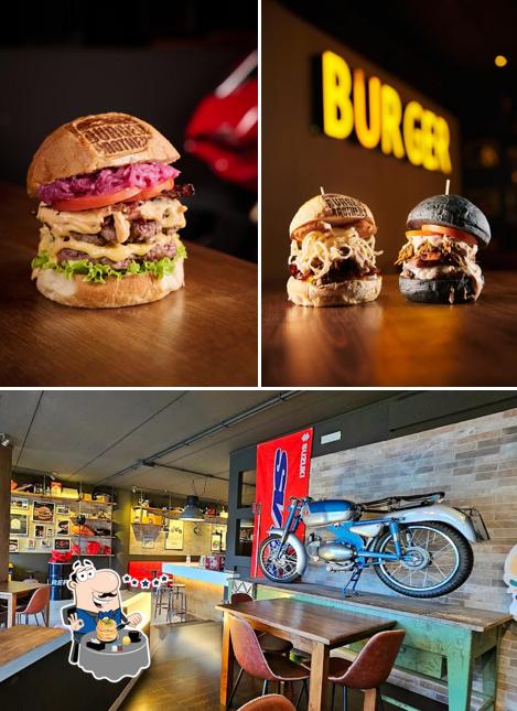 Questa è la foto che presenta la cibo e esterno di Burger Brothers