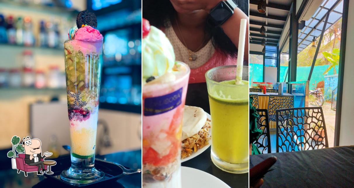 The interior of Kpop cafe