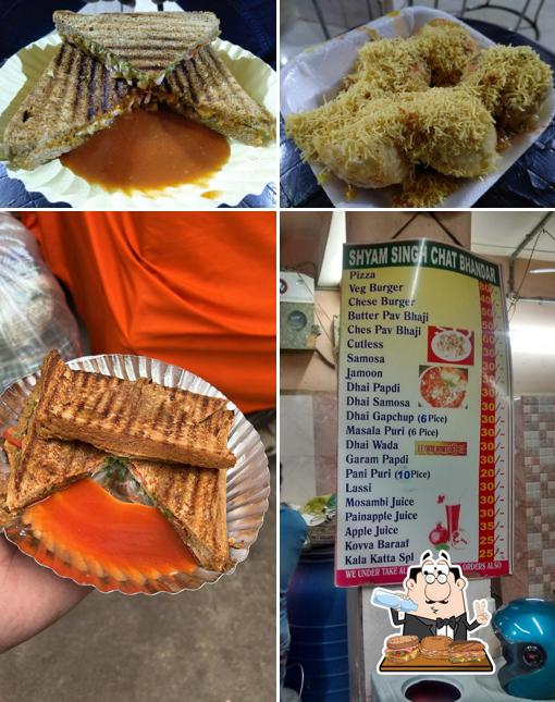 Order a sandwich at Shyam Singh Chat Bhandar