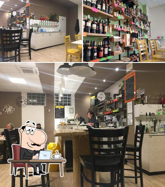 Gli interni di Gibo's Wine Bar