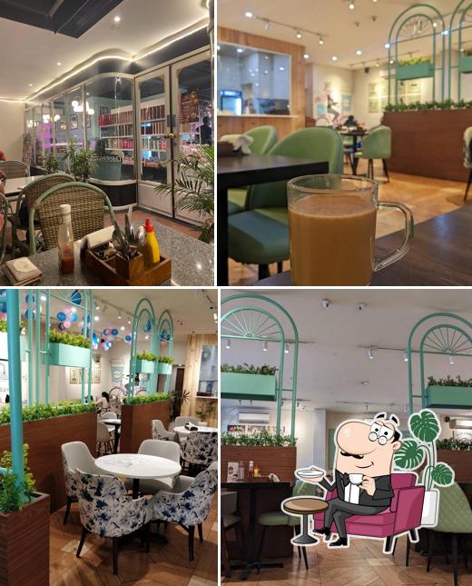 The interior of Honey & Dough