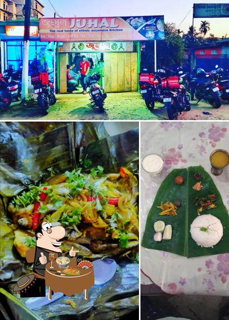 This is the photo depicting food and exterior at Juhal