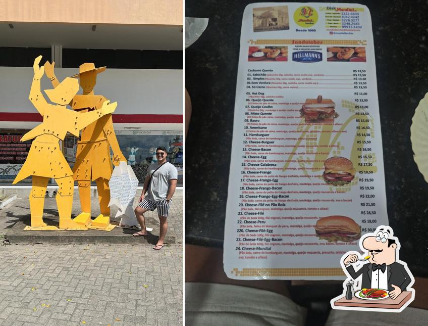 Platos en Mundial lanches