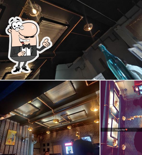 The interior of Nagpur Bar And Restaurant