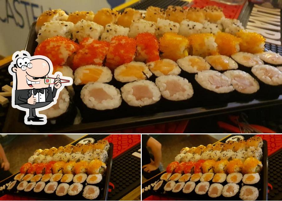 Ordina le diverse opzioni di sushi