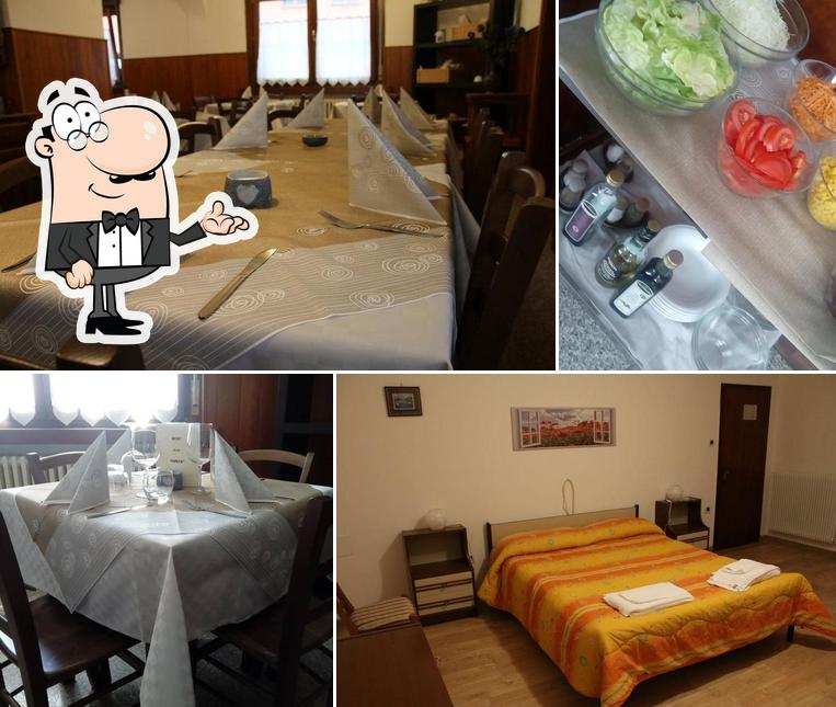 Gli interni di Albergo alla Pineta